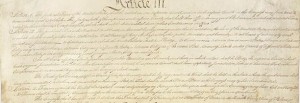 Article Three of the United States Constitution