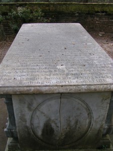 The grave of Aaron Burr Alston who was another loss to history by malaria.